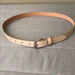 crocodile print belt
